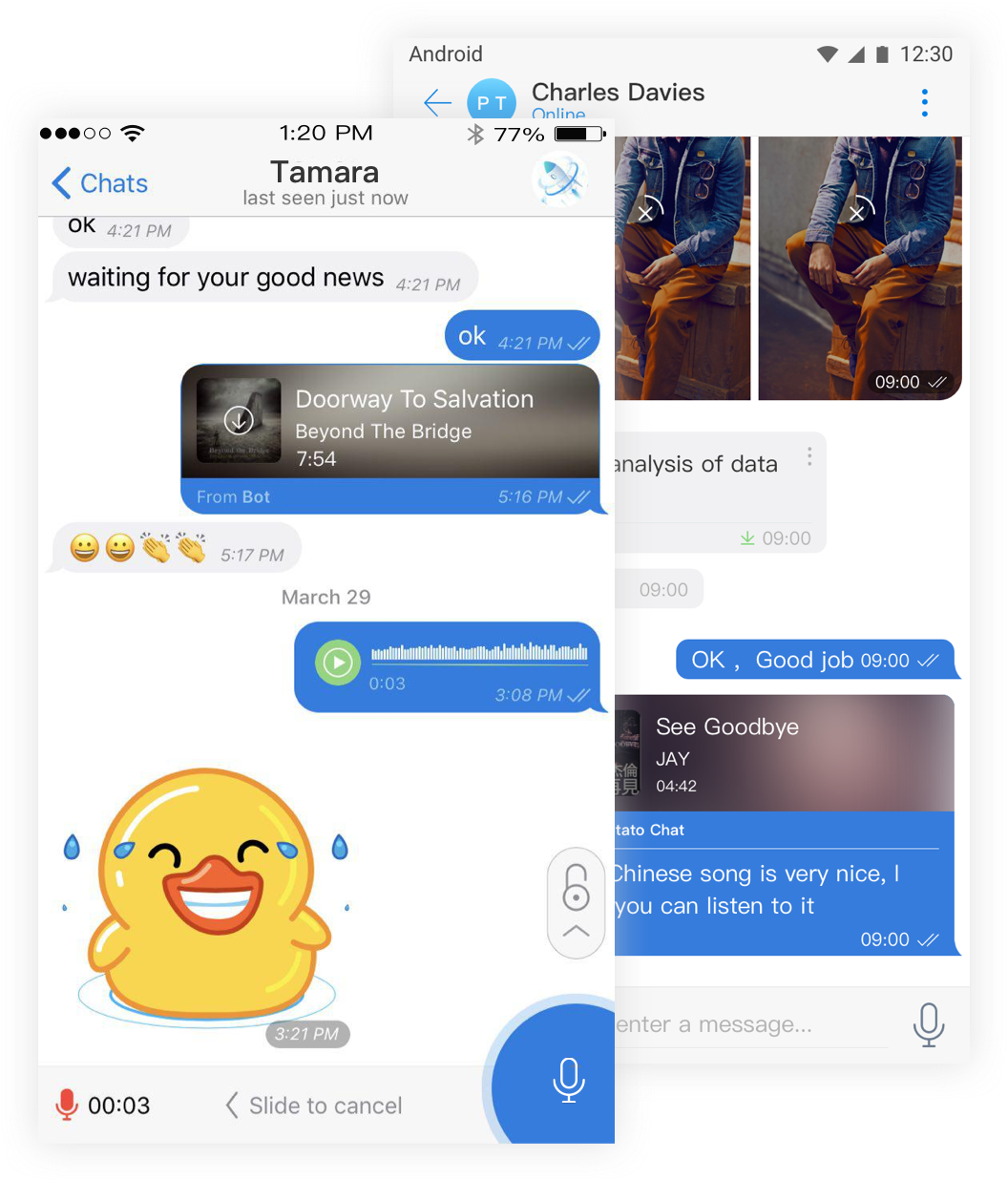 Potato 应用界面预览